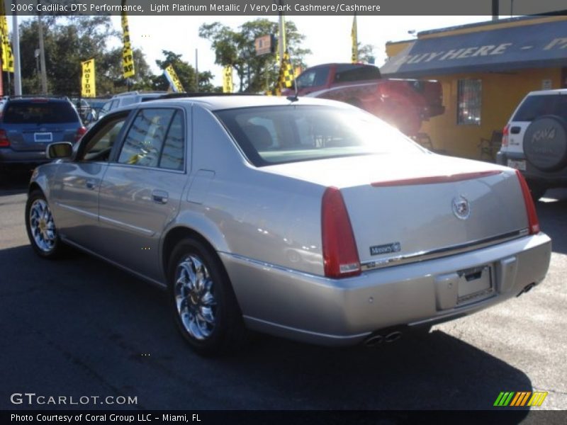 Light Platinum Metallic / Very Dark Cashmere/Cashmere 2006 Cadillac DTS Performance