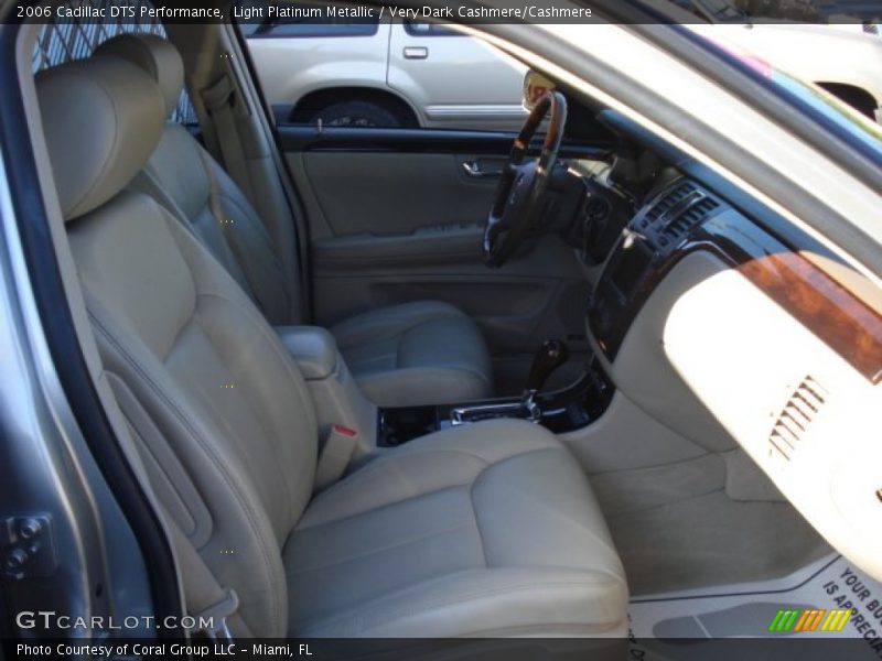 Light Platinum Metallic / Very Dark Cashmere/Cashmere 2006 Cadillac DTS Performance