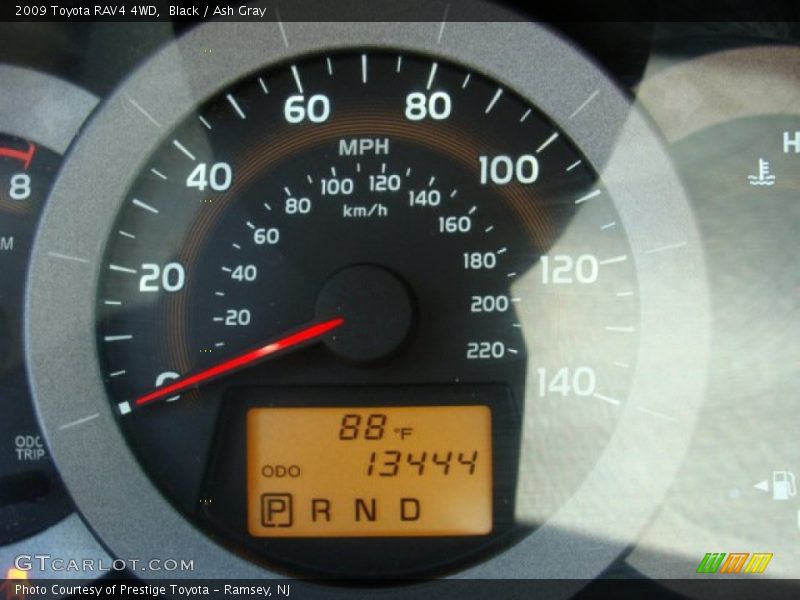 Black / Ash Gray 2009 Toyota RAV4 4WD