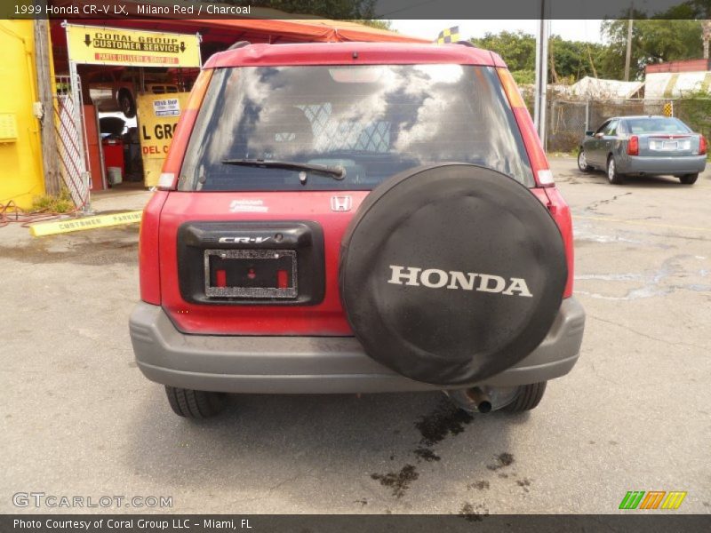 Milano Red / Charcoal 1999 Honda CR-V LX