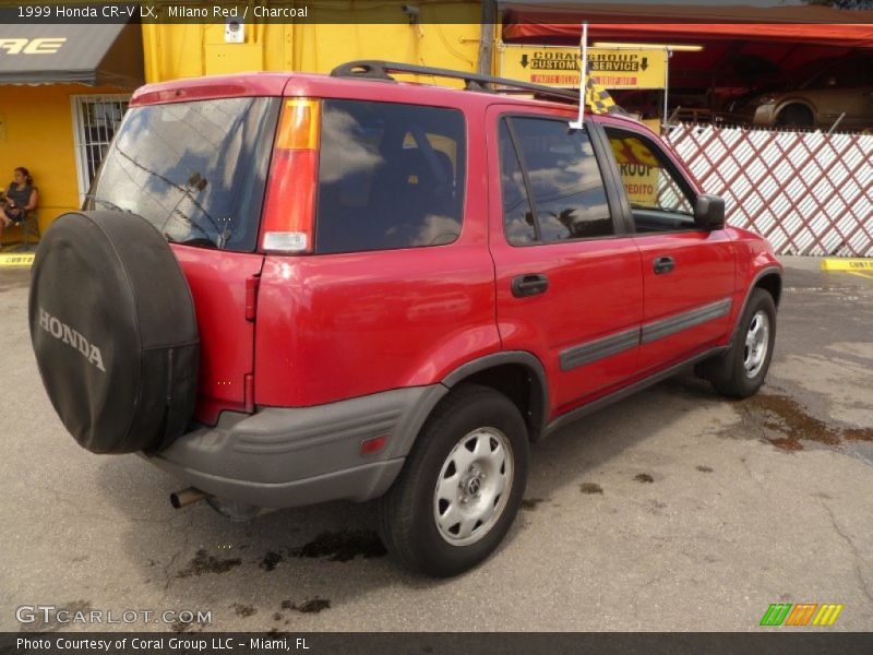 Milano Red / Charcoal 1999 Honda CR-V LX