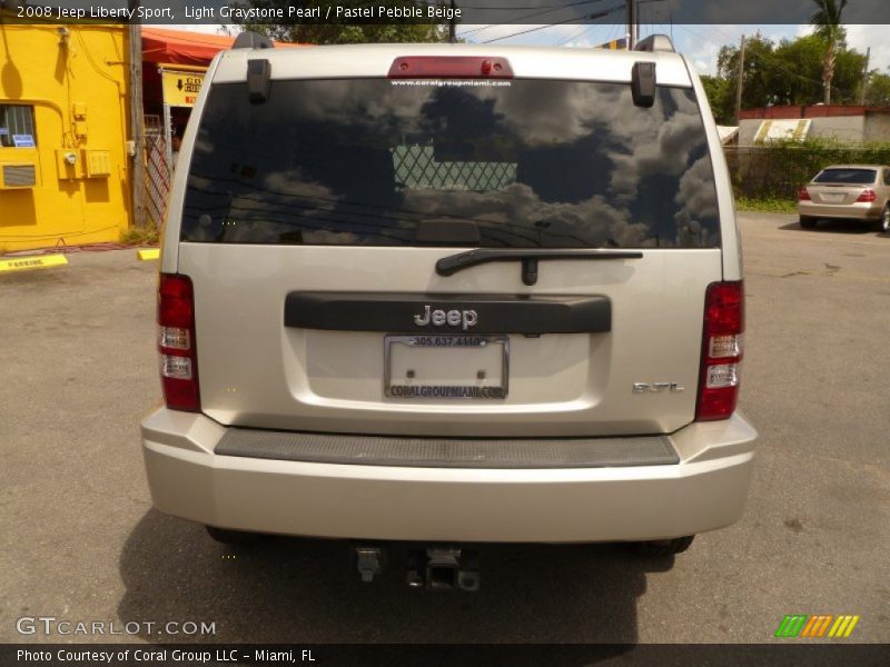 Light Graystone Pearl / Pastel Pebble Beige 2008 Jeep Liberty Sport