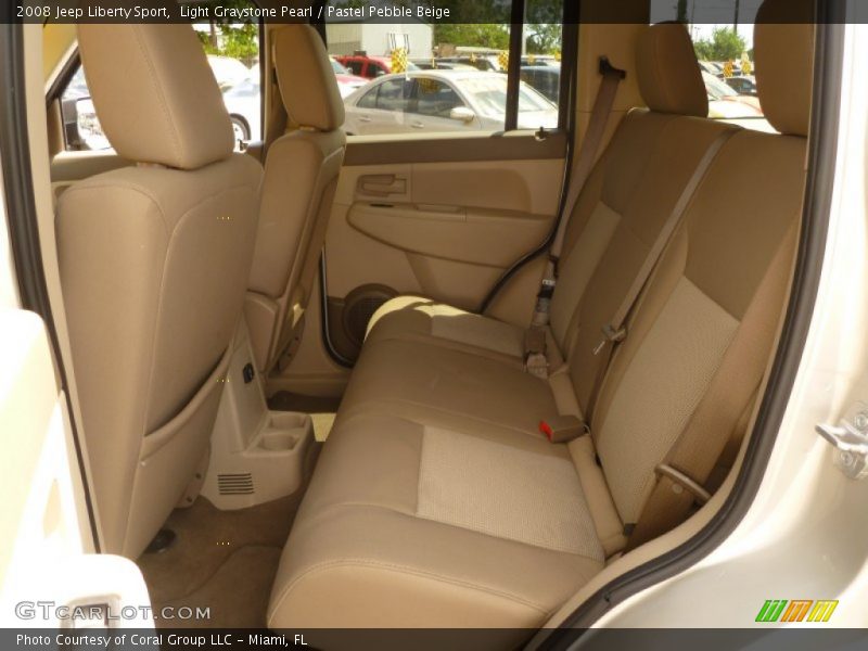Light Graystone Pearl / Pastel Pebble Beige 2008 Jeep Liberty Sport