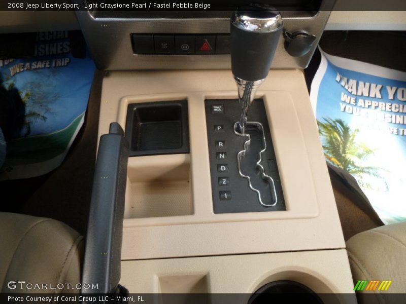 Light Graystone Pearl / Pastel Pebble Beige 2008 Jeep Liberty Sport