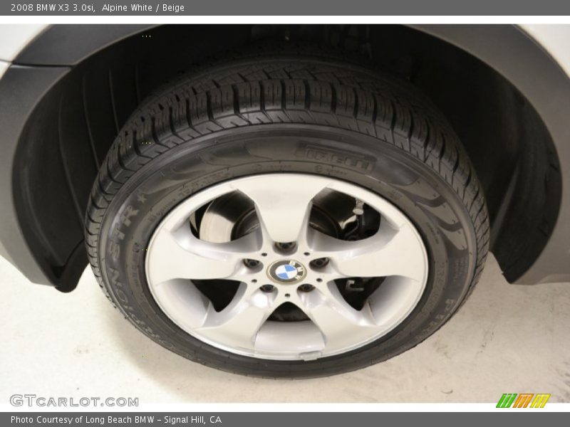 Alpine White / Beige 2008 BMW X3 3.0si