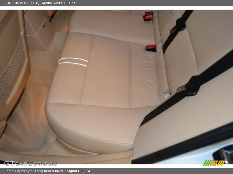 Alpine White / Beige 2008 BMW X3 3.0si