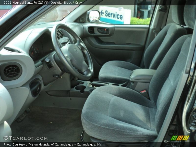  2001 Santa Fe GLS V6 Gray Interior