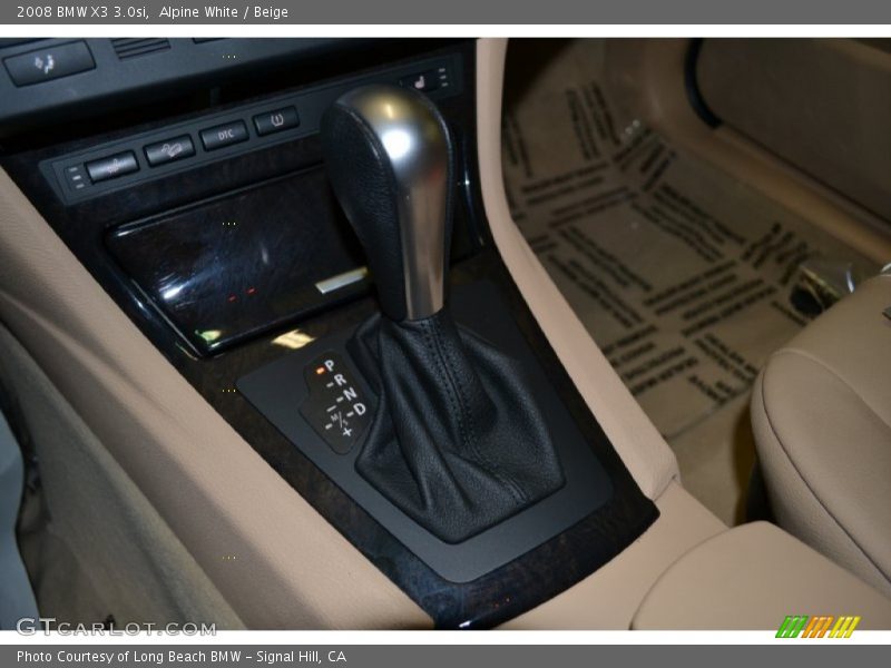 Alpine White / Beige 2008 BMW X3 3.0si
