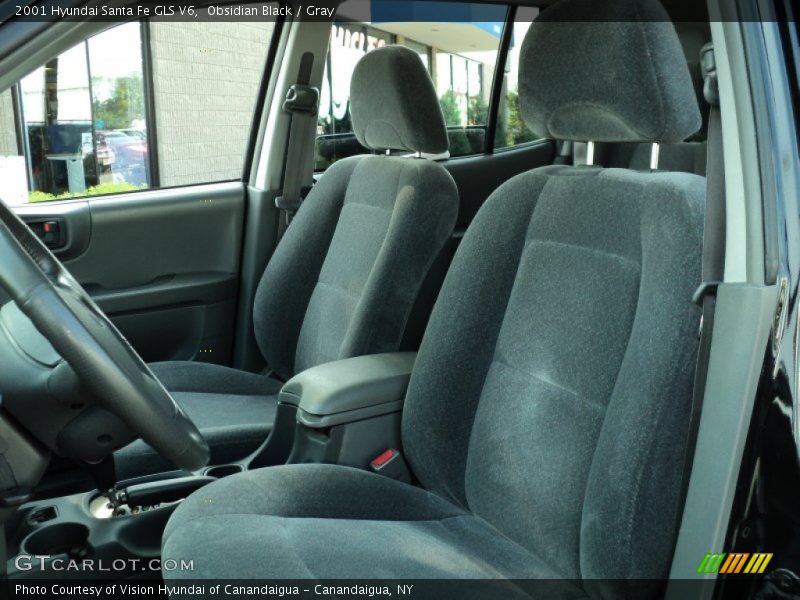 Obsidian Black / Gray 2001 Hyundai Santa Fe GLS V6