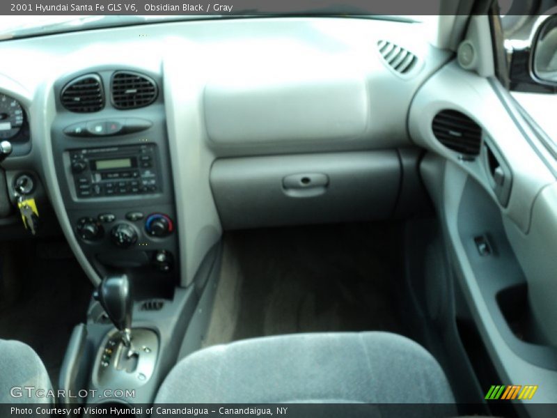 Obsidian Black / Gray 2001 Hyundai Santa Fe GLS V6