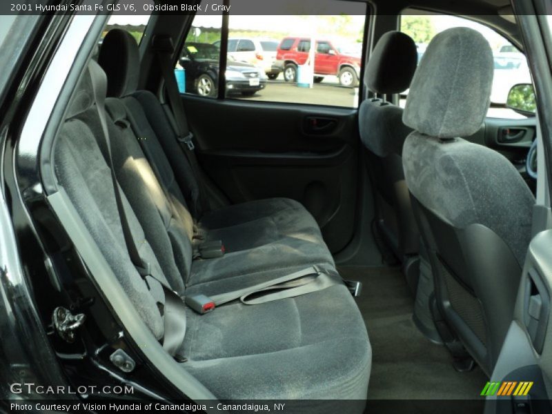 Obsidian Black / Gray 2001 Hyundai Santa Fe GLS V6