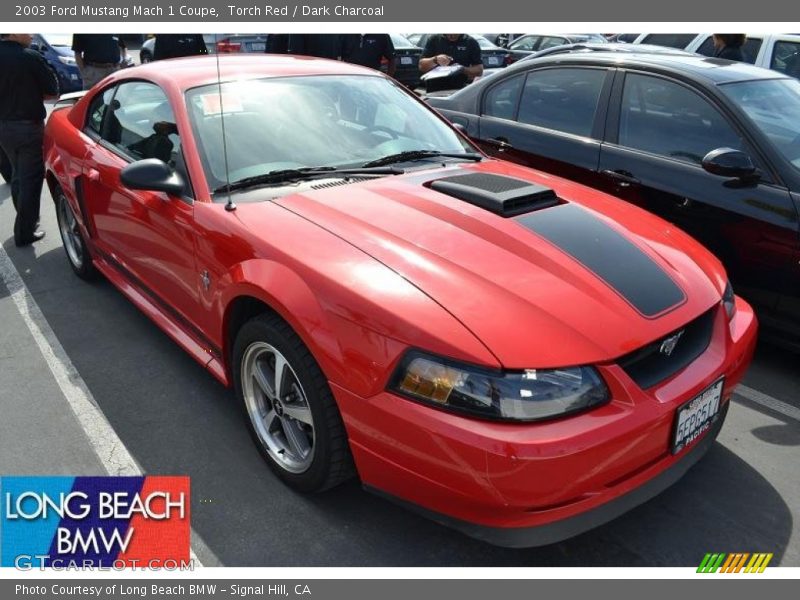 Torch Red / Dark Charcoal 2003 Ford Mustang Mach 1 Coupe
