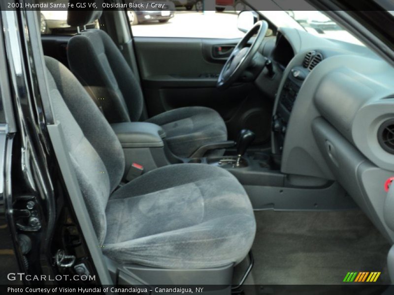Obsidian Black / Gray 2001 Hyundai Santa Fe GLS V6