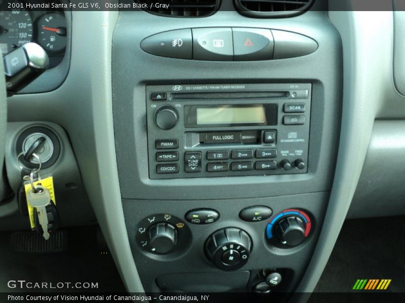 Obsidian Black / Gray 2001 Hyundai Santa Fe GLS V6