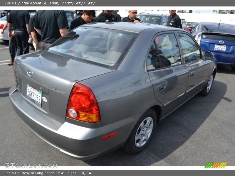Stormy Gray / Gray 2004 Hyundai Accent GL Sedan