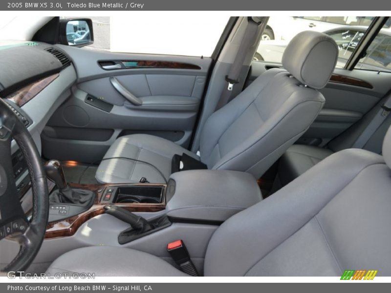Toledo Blue Metallic / Grey 2005 BMW X5 3.0i