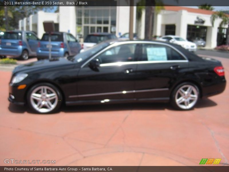 Black / Black 2011 Mercedes-Benz E 350 Sedan