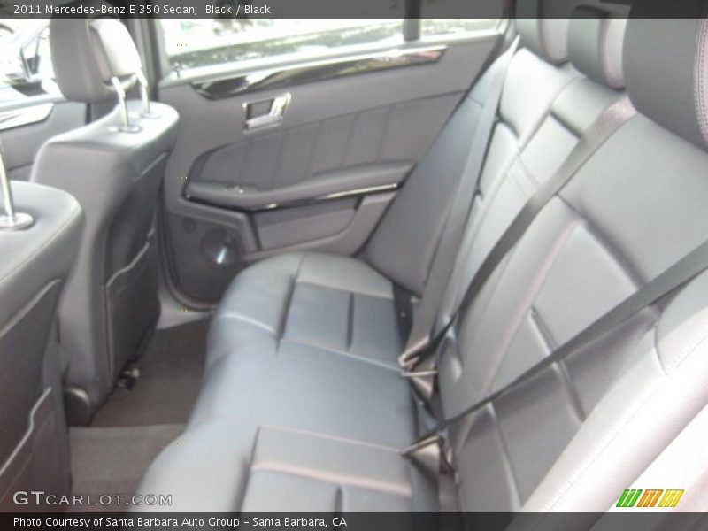 Black / Black 2011 Mercedes-Benz E 350 Sedan