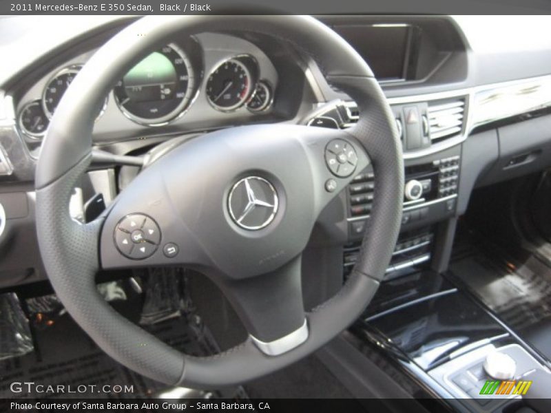 Black / Black 2011 Mercedes-Benz E 350 Sedan