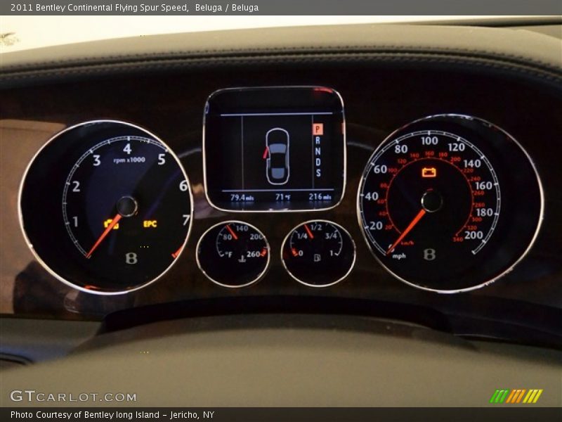  2011 Continental Flying Spur Speed Speed Gauges