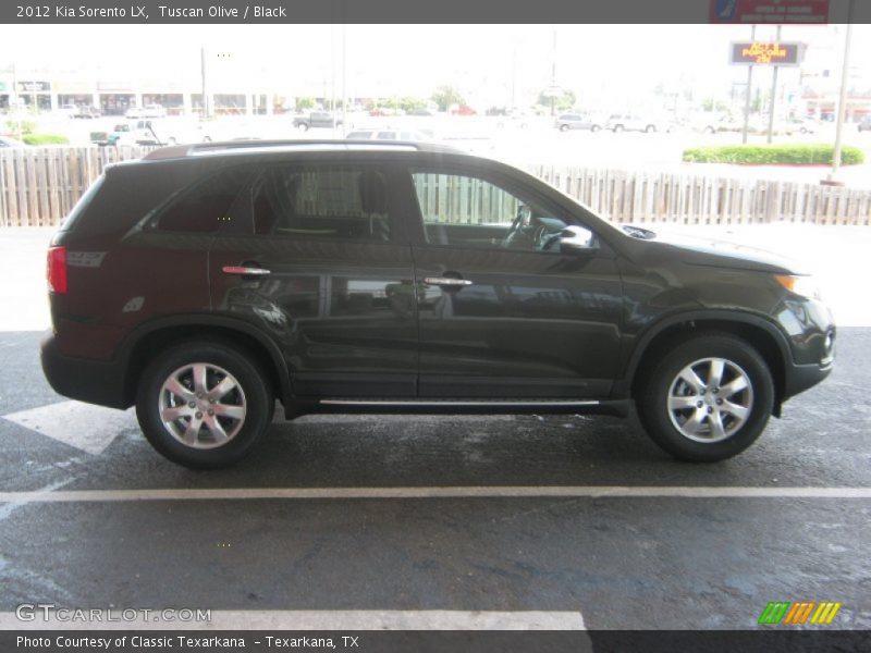 Tuscan Olive / Black 2012 Kia Sorento LX