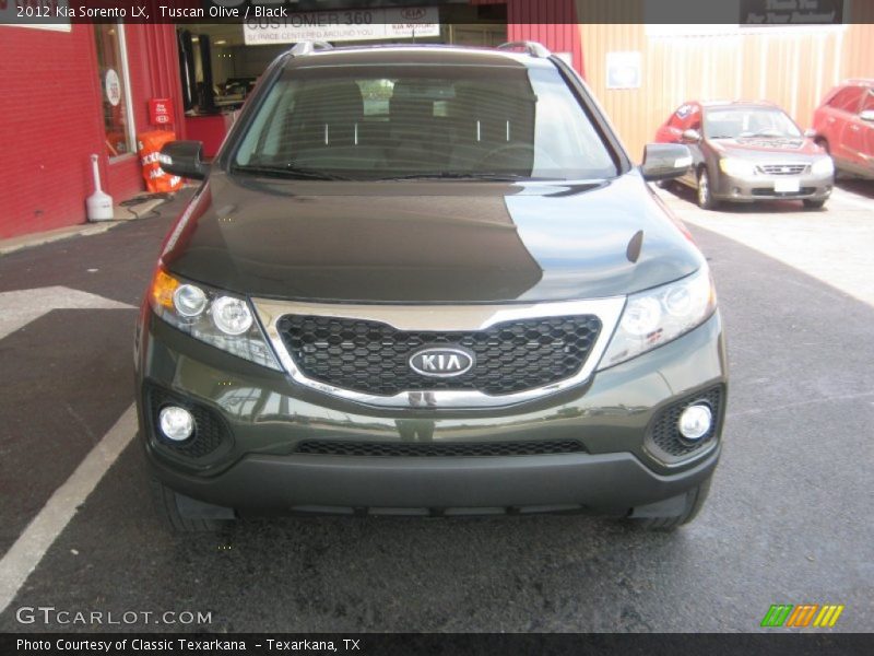 Tuscan Olive / Black 2012 Kia Sorento LX