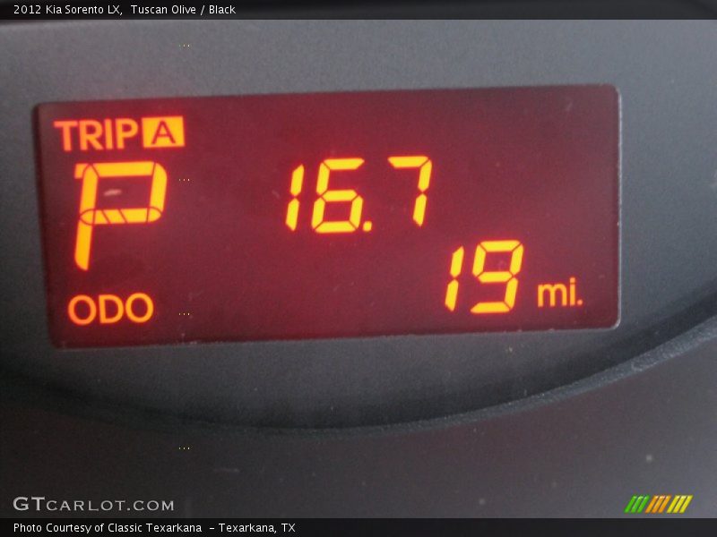 Tuscan Olive / Black 2012 Kia Sorento LX