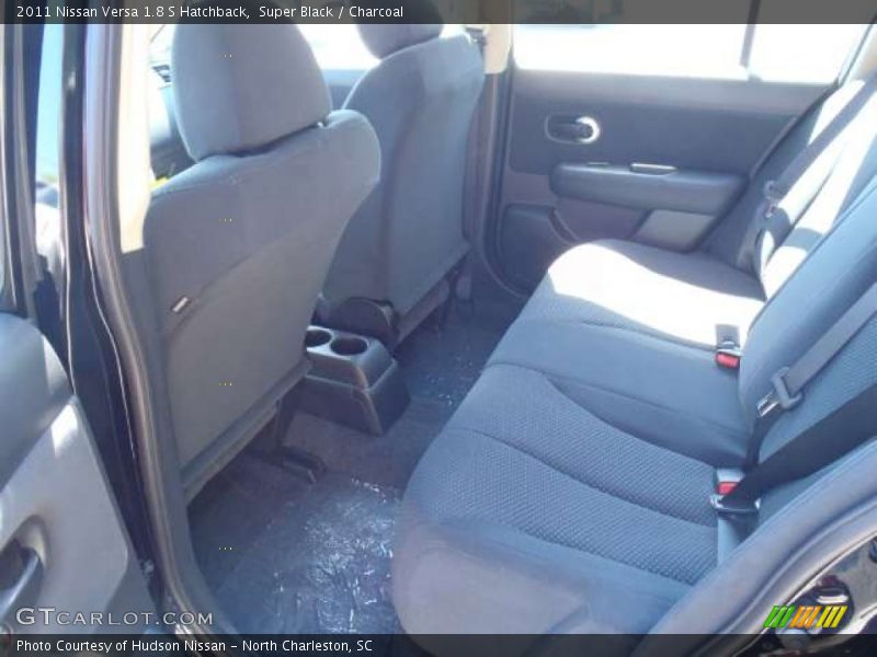 Super Black / Charcoal 2011 Nissan Versa 1.8 S Hatchback