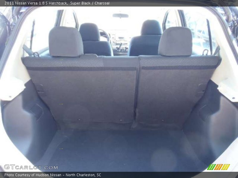 Super Black / Charcoal 2011 Nissan Versa 1.8 S Hatchback