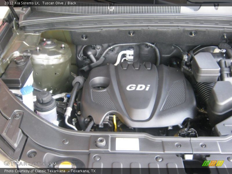 2012 Sorento LX Engine - 2.4 Liter GDI DOHC 16-Valve Dual CVVT 4 Cylinder