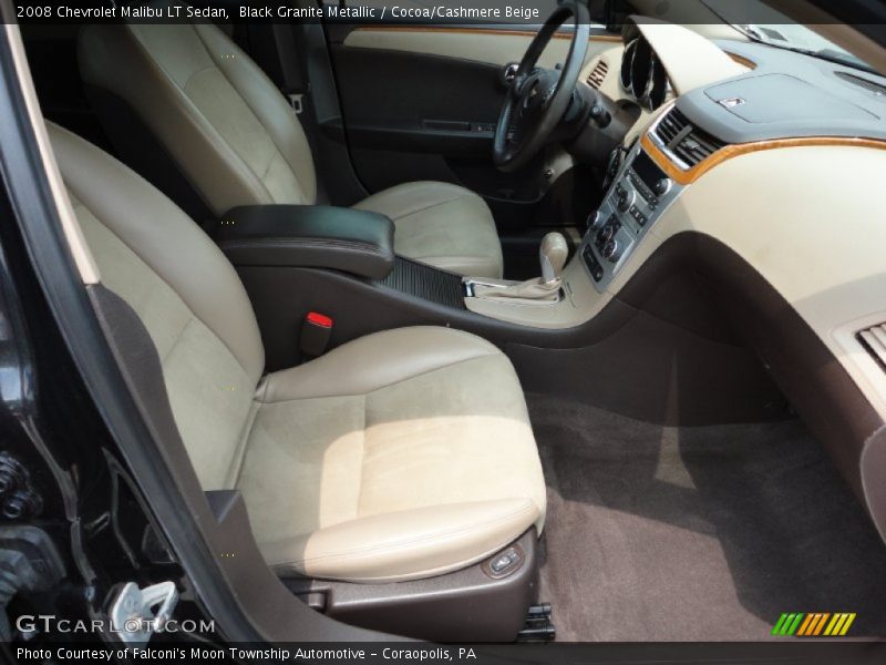 Black Granite Metallic / Cocoa/Cashmere Beige 2008 Chevrolet Malibu LT Sedan