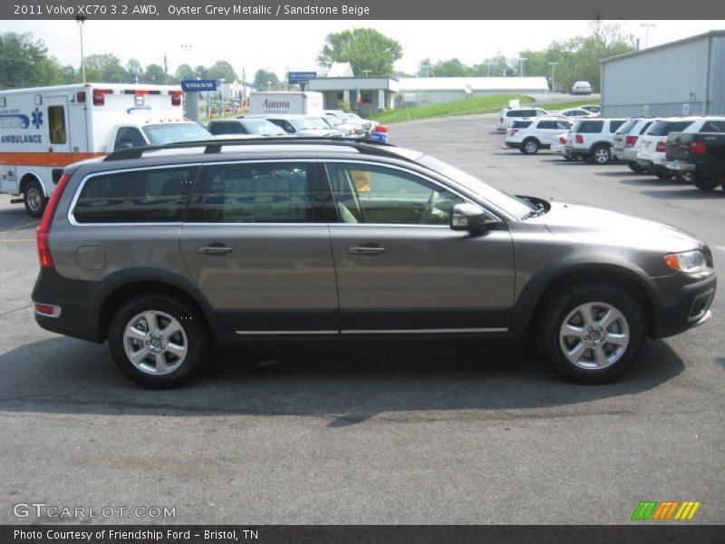 Oyster Grey Metallic / Sandstone Beige 2011 Volvo XC70 3.2 AWD