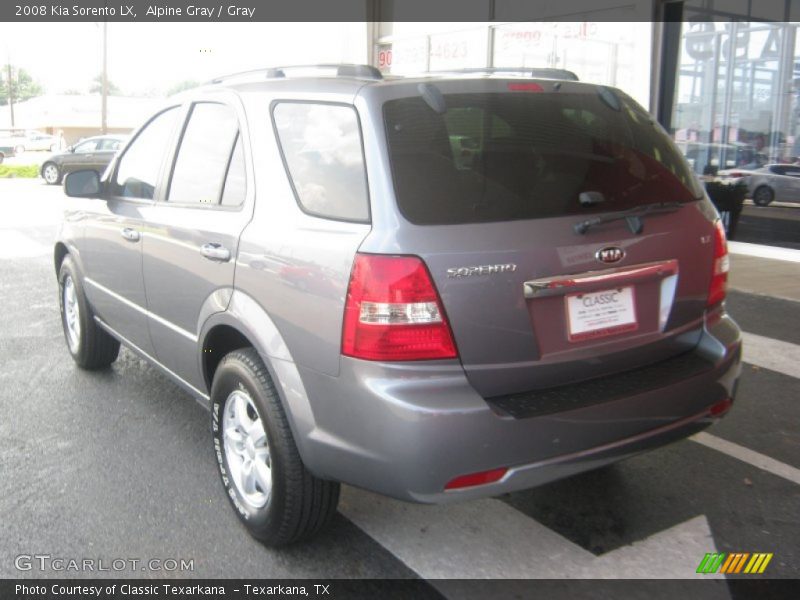 Alpine Gray / Gray 2008 Kia Sorento LX
