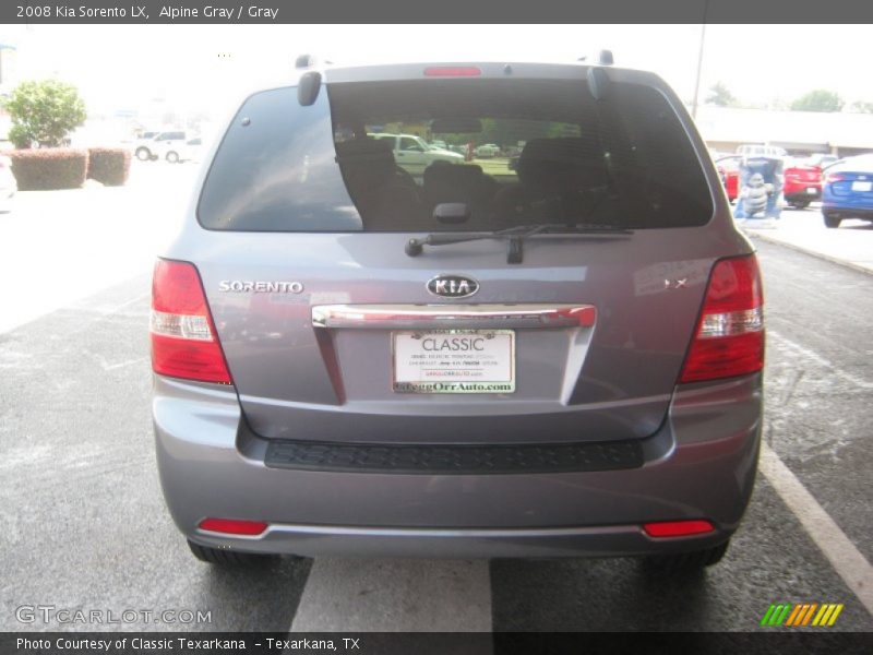 Alpine Gray / Gray 2008 Kia Sorento LX