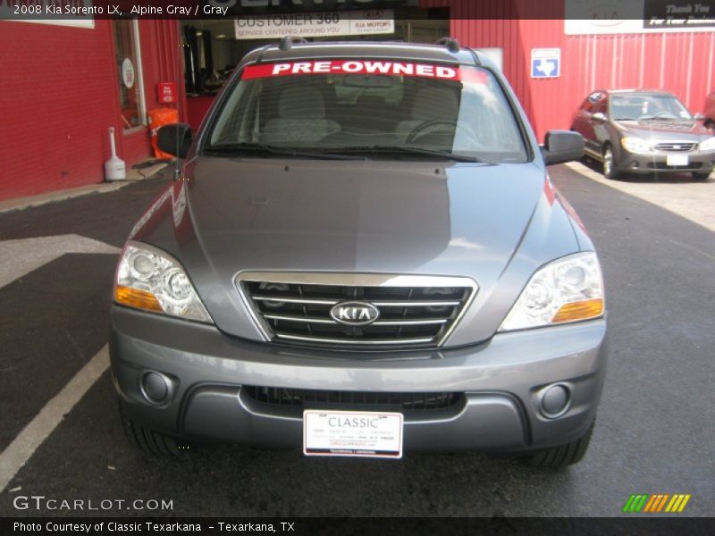 Alpine Gray / Gray 2008 Kia Sorento LX