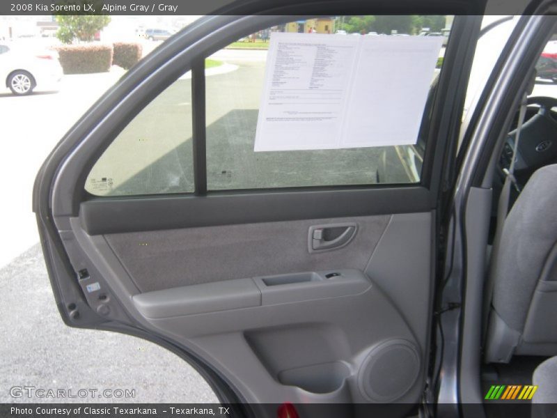 Alpine Gray / Gray 2008 Kia Sorento LX