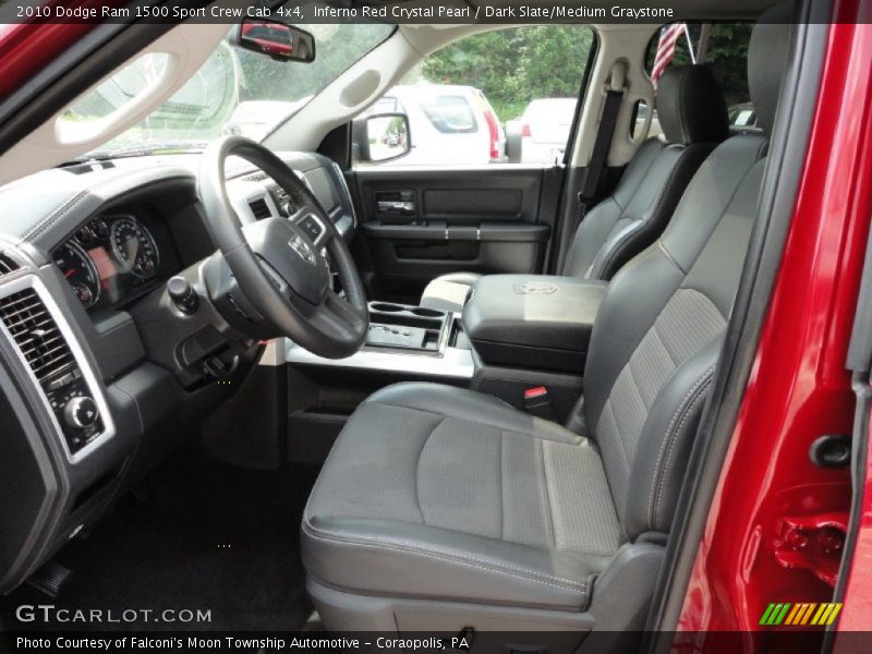 Inferno Red Crystal Pearl / Dark Slate/Medium Graystone 2010 Dodge Ram 1500 Sport Crew Cab 4x4