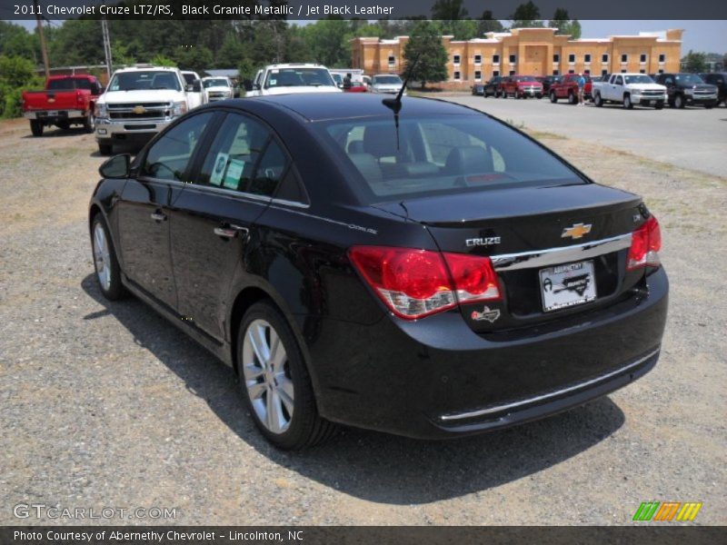 Black Granite Metallic / Jet Black Leather 2011 Chevrolet Cruze LTZ/RS