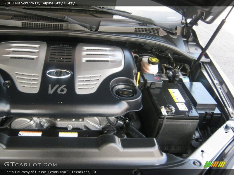 Alpine Gray / Gray 2008 Kia Sorento LX