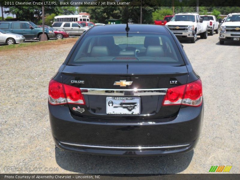 Black Granite Metallic / Jet Black Leather 2011 Chevrolet Cruze LTZ/RS