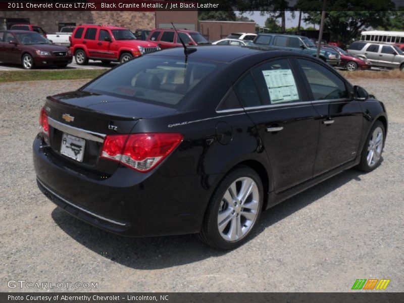 Black Granite Metallic / Jet Black Leather 2011 Chevrolet Cruze LTZ/RS