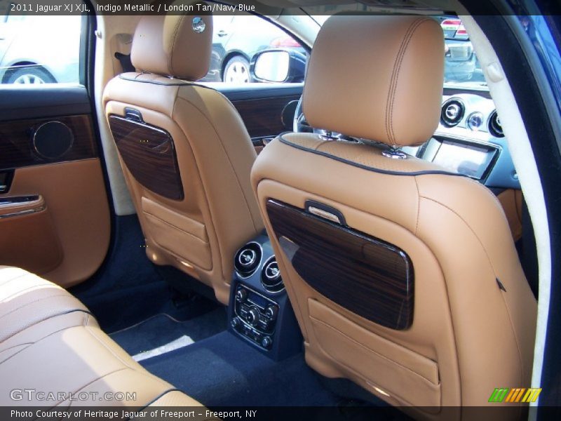  2011 XJ XJL London Tan/Navy Blue Interior