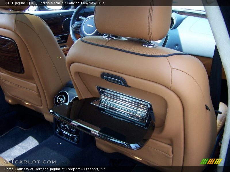 Indigo Metallic / London Tan/Navy Blue 2011 Jaguar XJ XJL