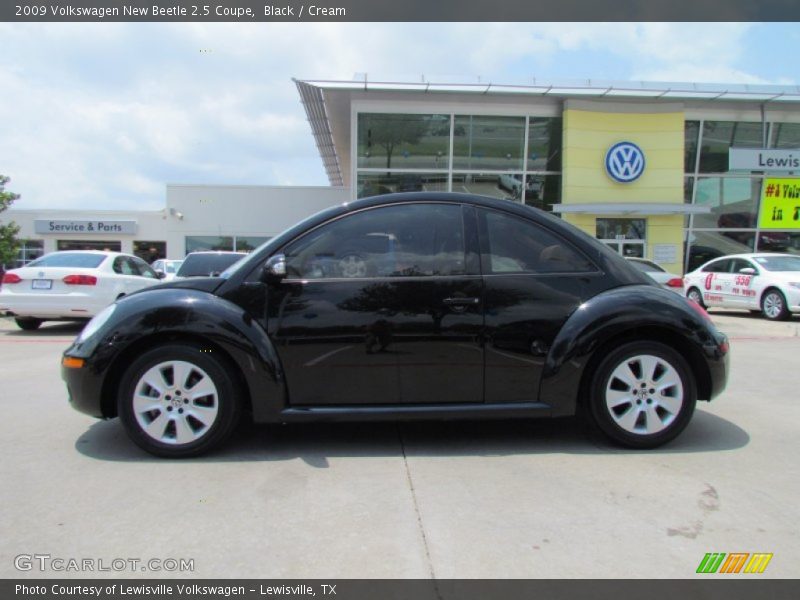 Black / Cream 2009 Volkswagen New Beetle 2.5 Coupe