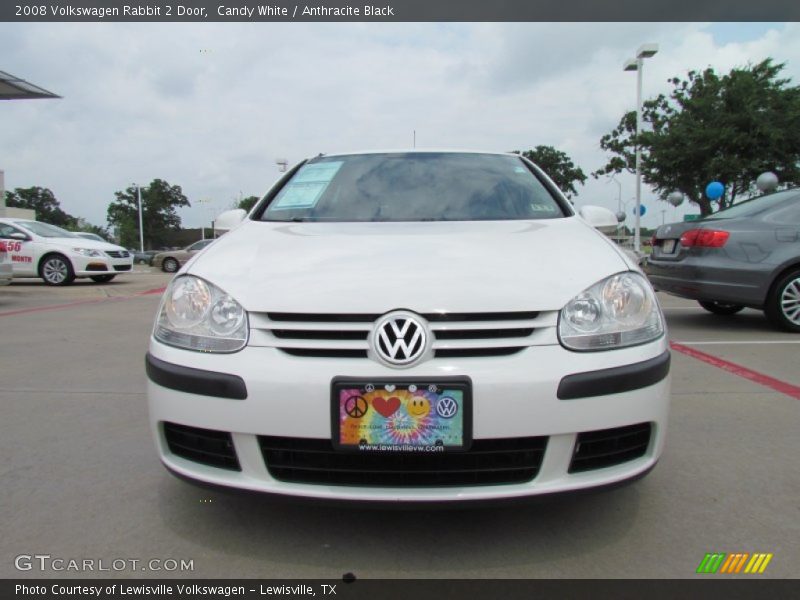 Candy White / Anthracite Black 2008 Volkswagen Rabbit 2 Door
