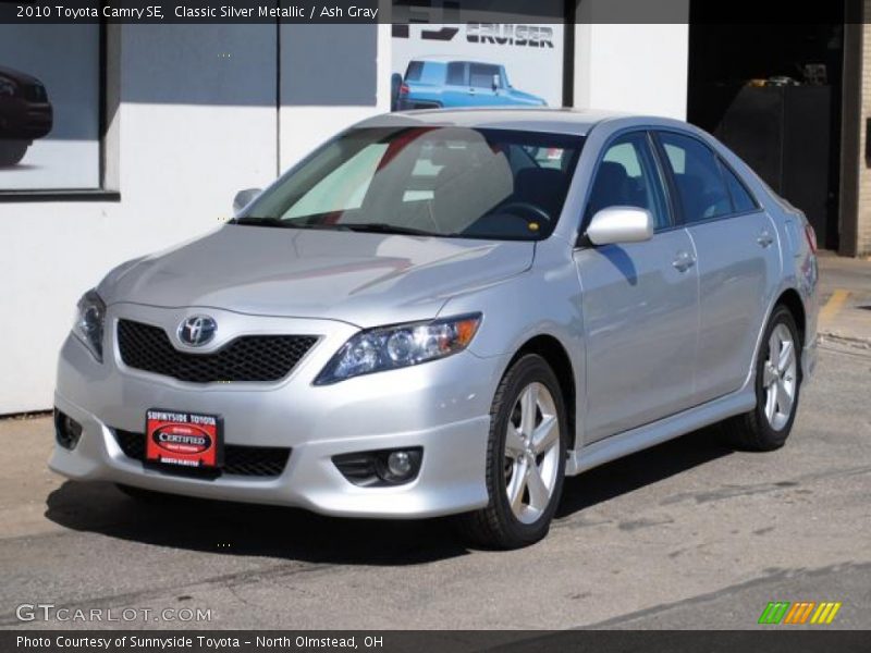 Classic Silver Metallic / Ash Gray 2010 Toyota Camry SE