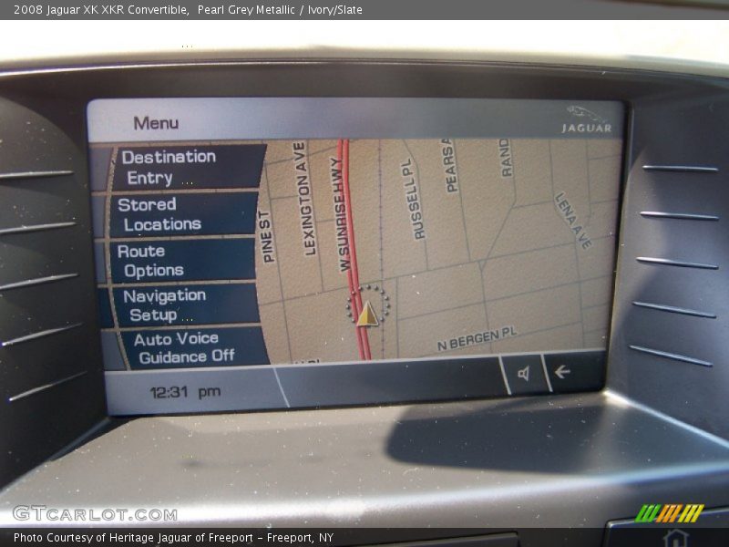 Navigation of 2008 XK XKR Convertible