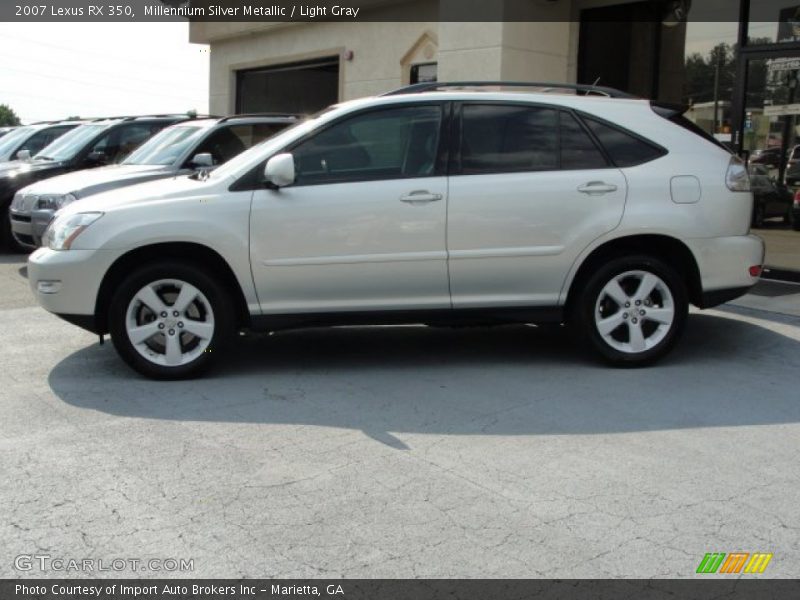 Millennium Silver Metallic / Light Gray 2007 Lexus RX 350
