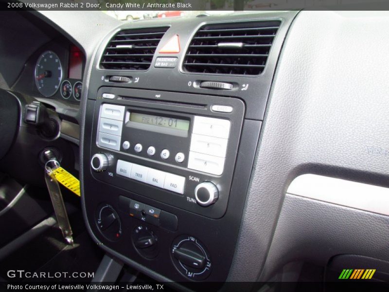 Candy White / Anthracite Black 2008 Volkswagen Rabbit 2 Door