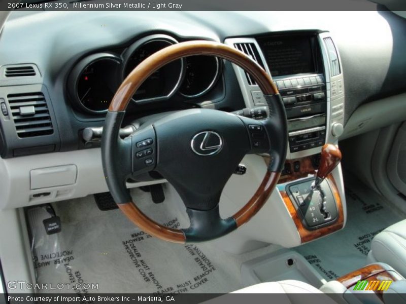 Millennium Silver Metallic / Light Gray 2007 Lexus RX 350